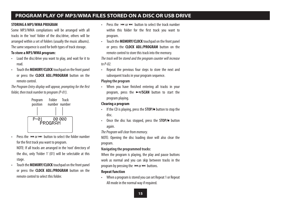 Technika MC-429ID User Manual | Page 17 / 24