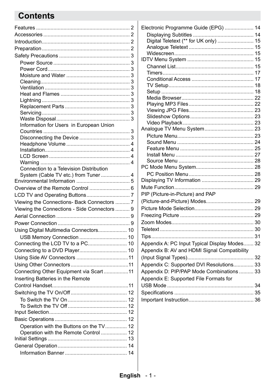 Technika 42-2020 User Manual | Page 2 / 38