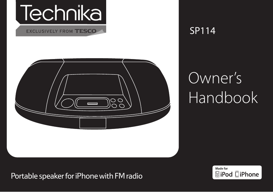 Technika SP114 User Manual | 12 pages