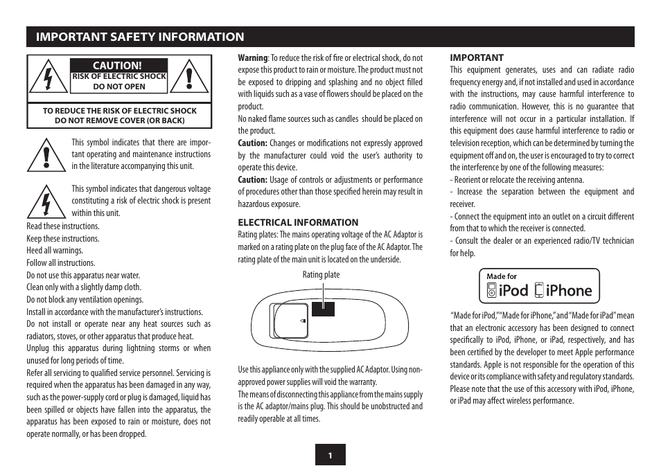 Technika SP114 User Manual | Page 3 / 12