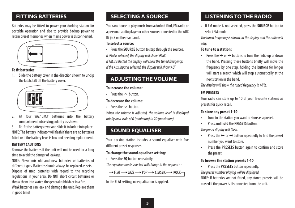 Technika SP114 User Manual | Page 7 / 12