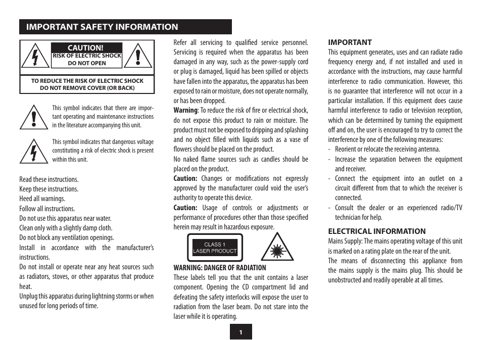 Technika MC-229I User Manual | Page 3 / 16