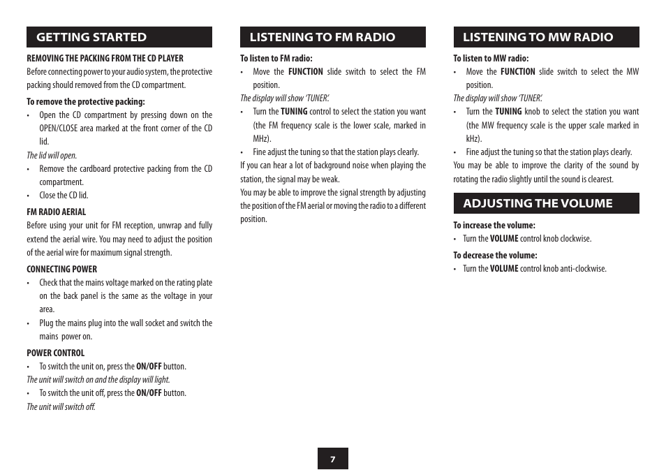 Technika MC-229I User Manual | Page 9 / 16