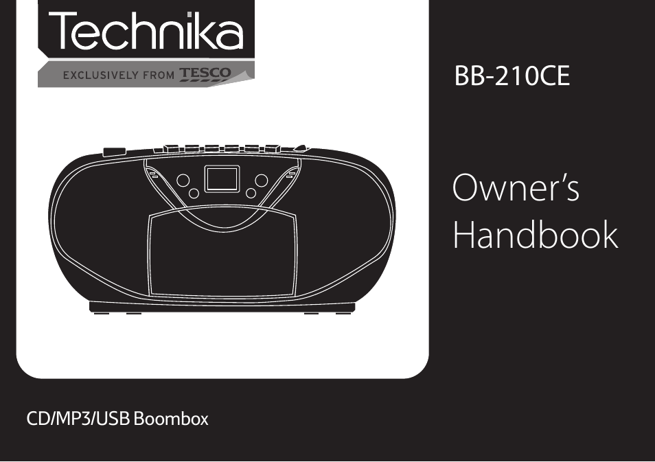 Technika TESCO BB-210CE User Manual | 16 pages