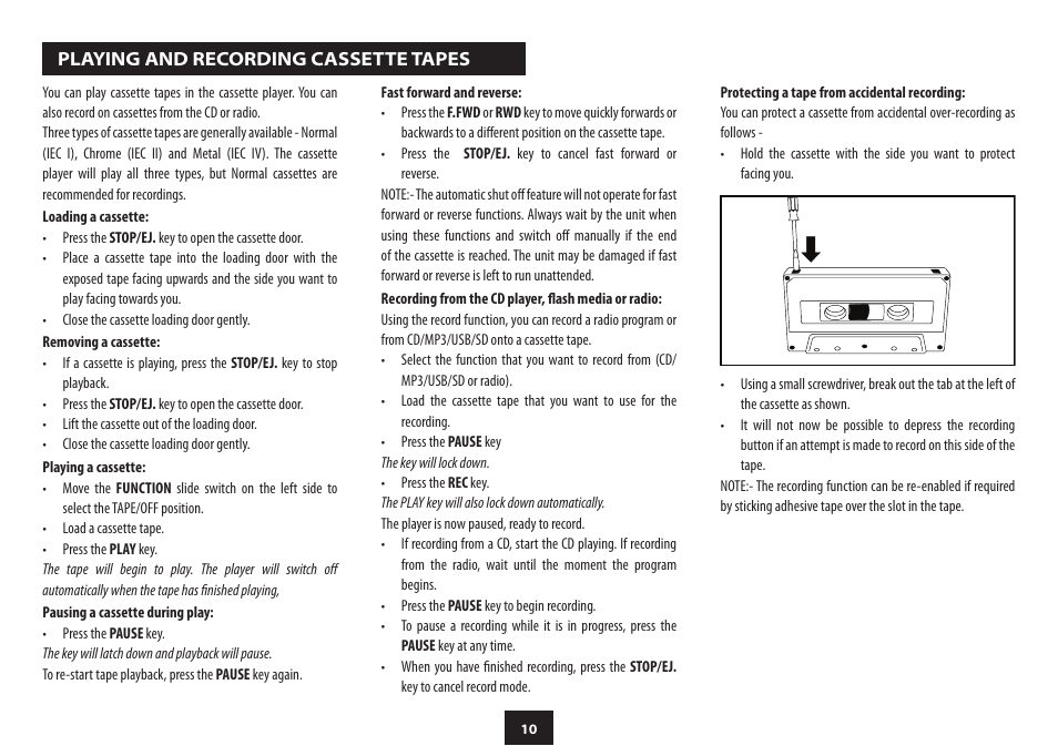 Technika TESCO BB-210CE User Manual | Page 12 / 16