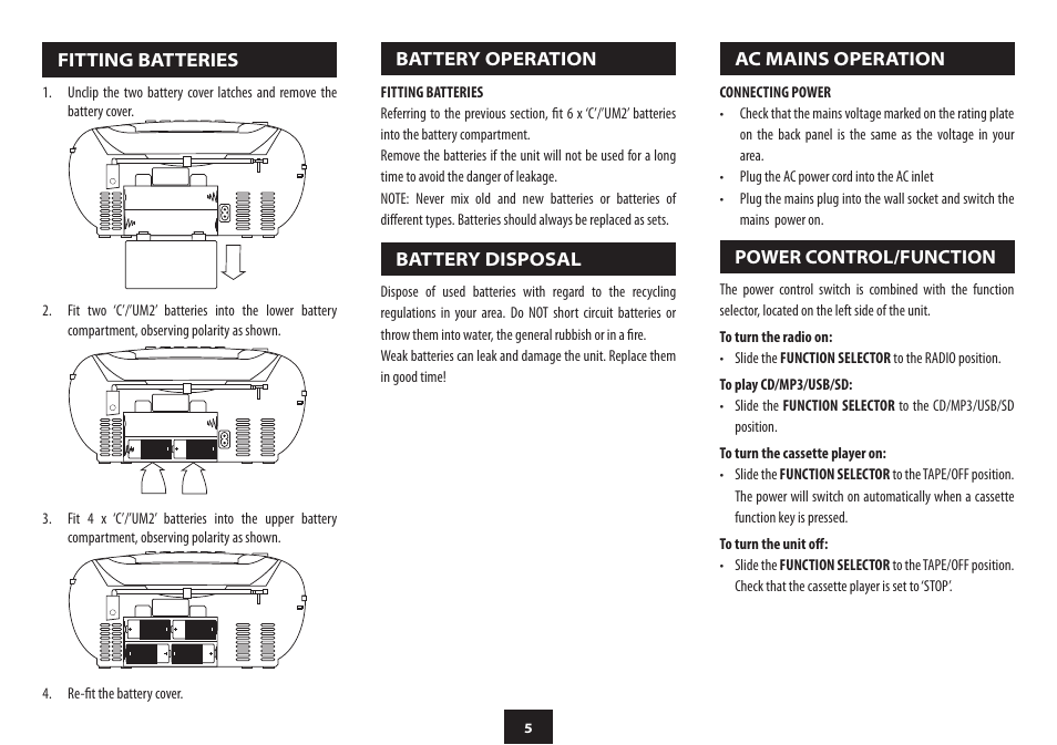 Technika TESCO BB-210CE User Manual | Page 7 / 16