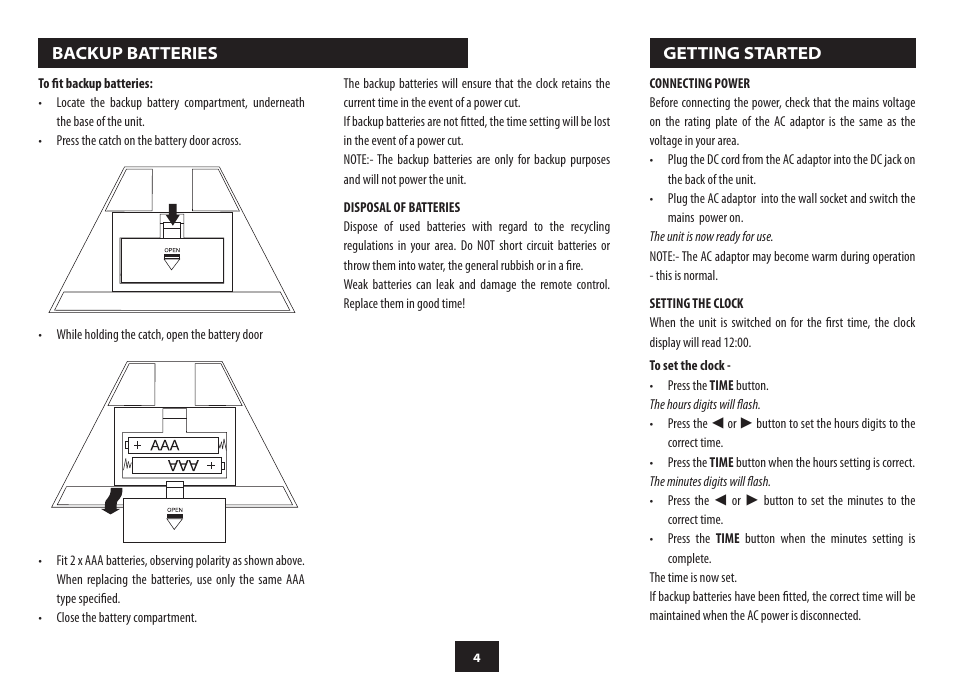 Technika TESCO SP-4291 User Manual | Page 6 / 11