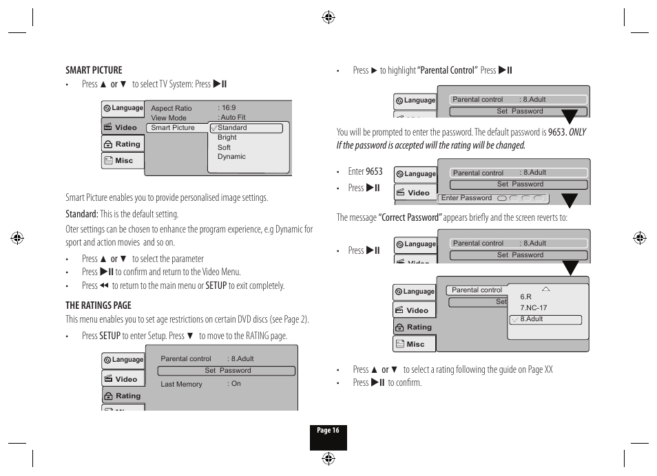 Press | Technika DPDVD7 User Manual | Page 18 / 24
