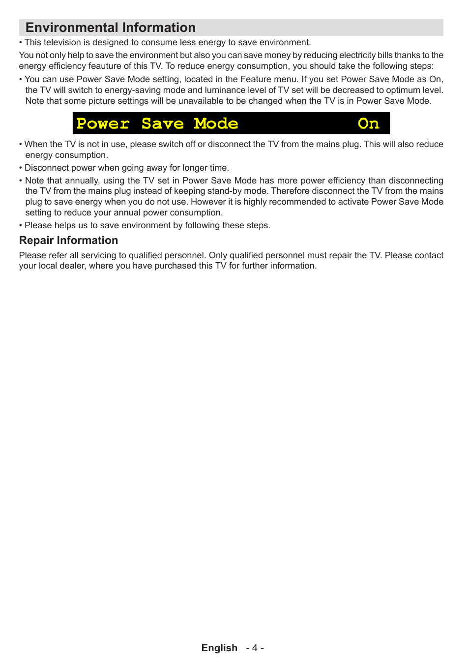 Environmental information | Technika 32-2010 User Manual | Page 5 / 31