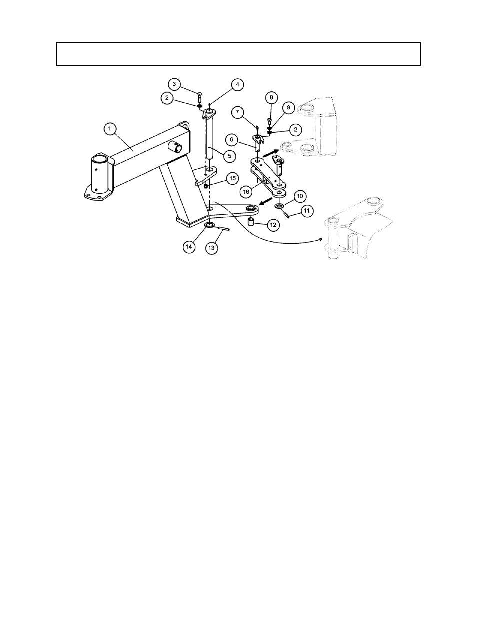 Castor frame assembly (flx15 only) | Tiger Mowers FLX10 User Manual | Page 12 / 33