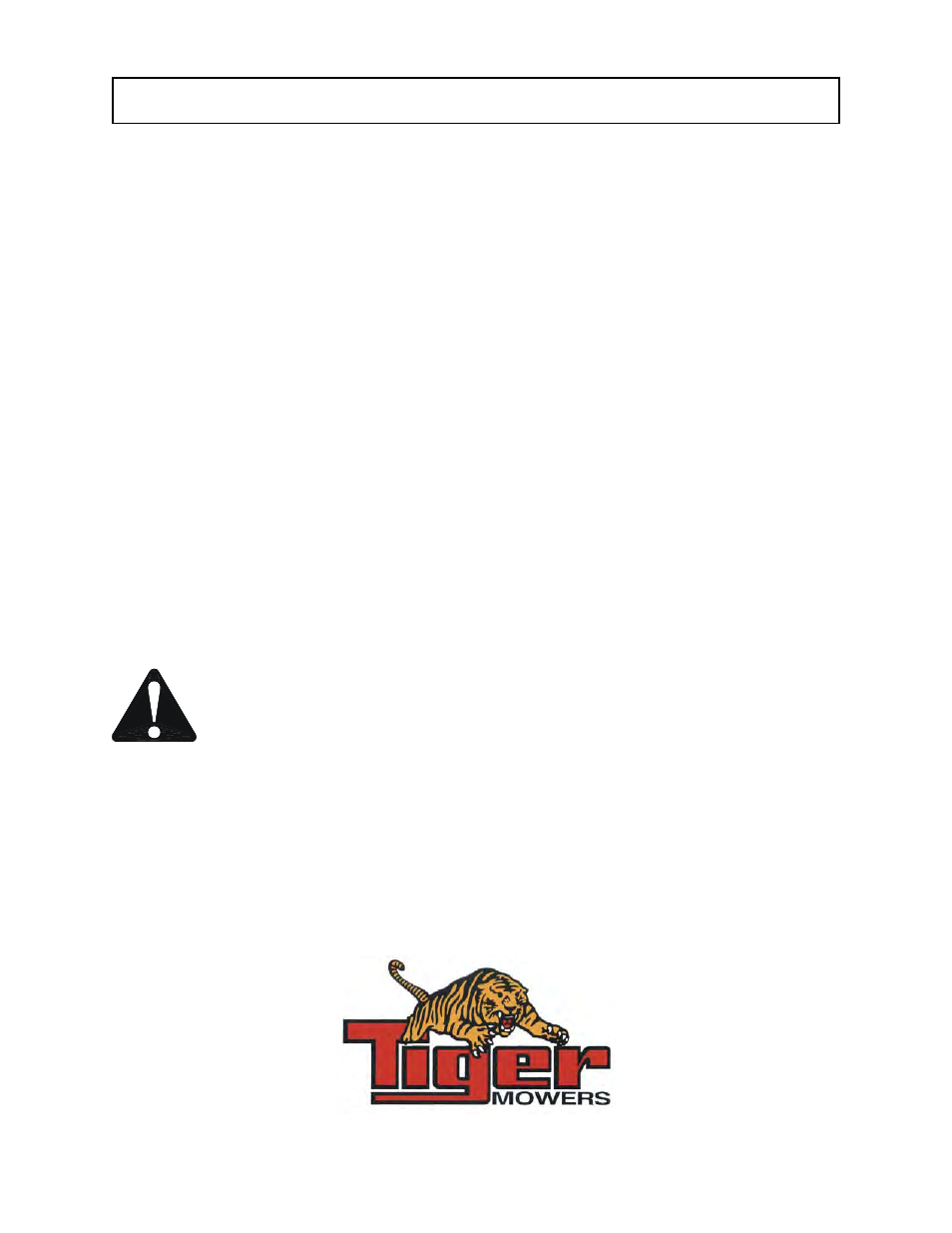 Tiger corporation | Tiger Mowers FLX10 User Manual | Page 2 / 33
