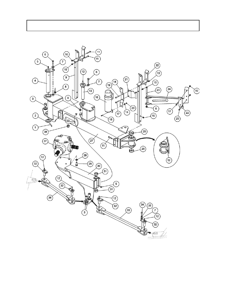 Arm assembly | Tiger Mowers FLX10 User Manual | Page 8 / 33