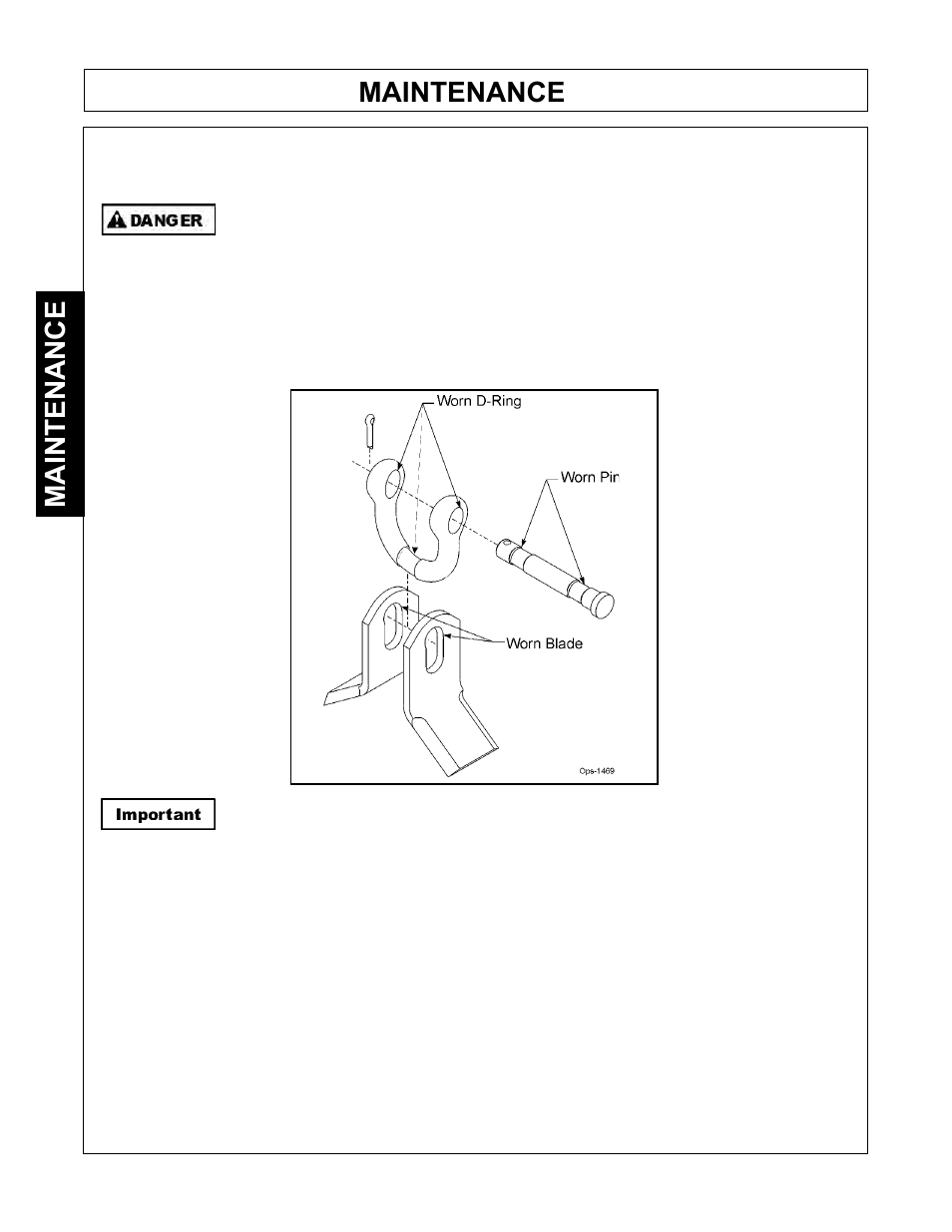 Maintenance | Tiger Mowers SIDE FLAIL ASEMBLIES JD 5085M-105M User Manual | Page 112 / 206