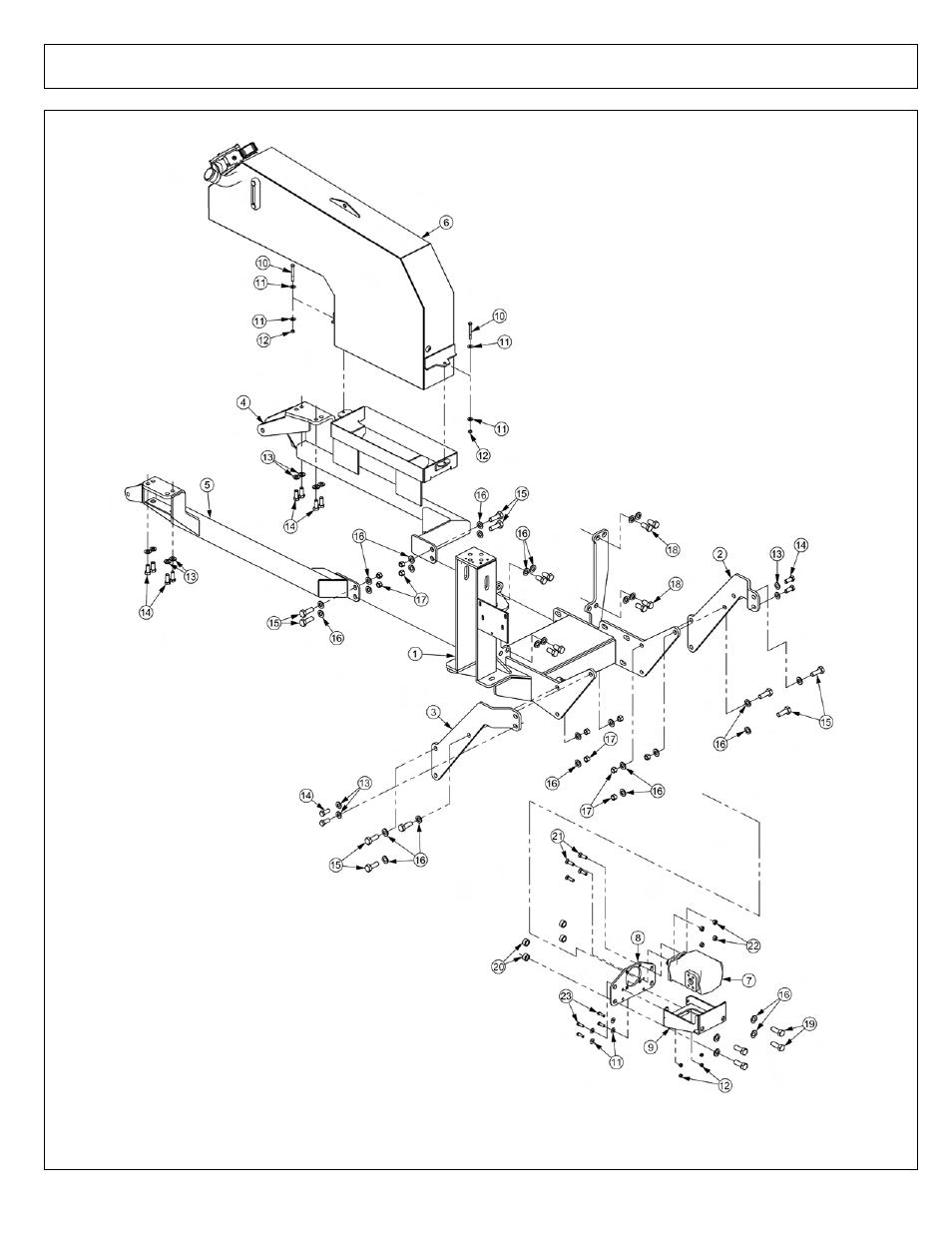Tractor mount kit | Tiger Mowers SIDE FLAIL ASEMBLIES JD 5085M-105M User Manual | Page 124 / 206