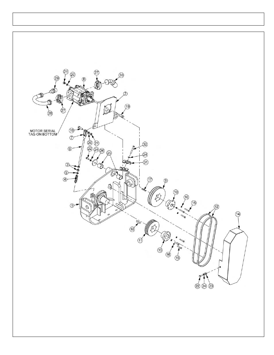 Side flail drive assembly | Tiger Mowers SIDE FLAIL ASEMBLIES JD 5085M-105M User Manual | Page 150 / 206
