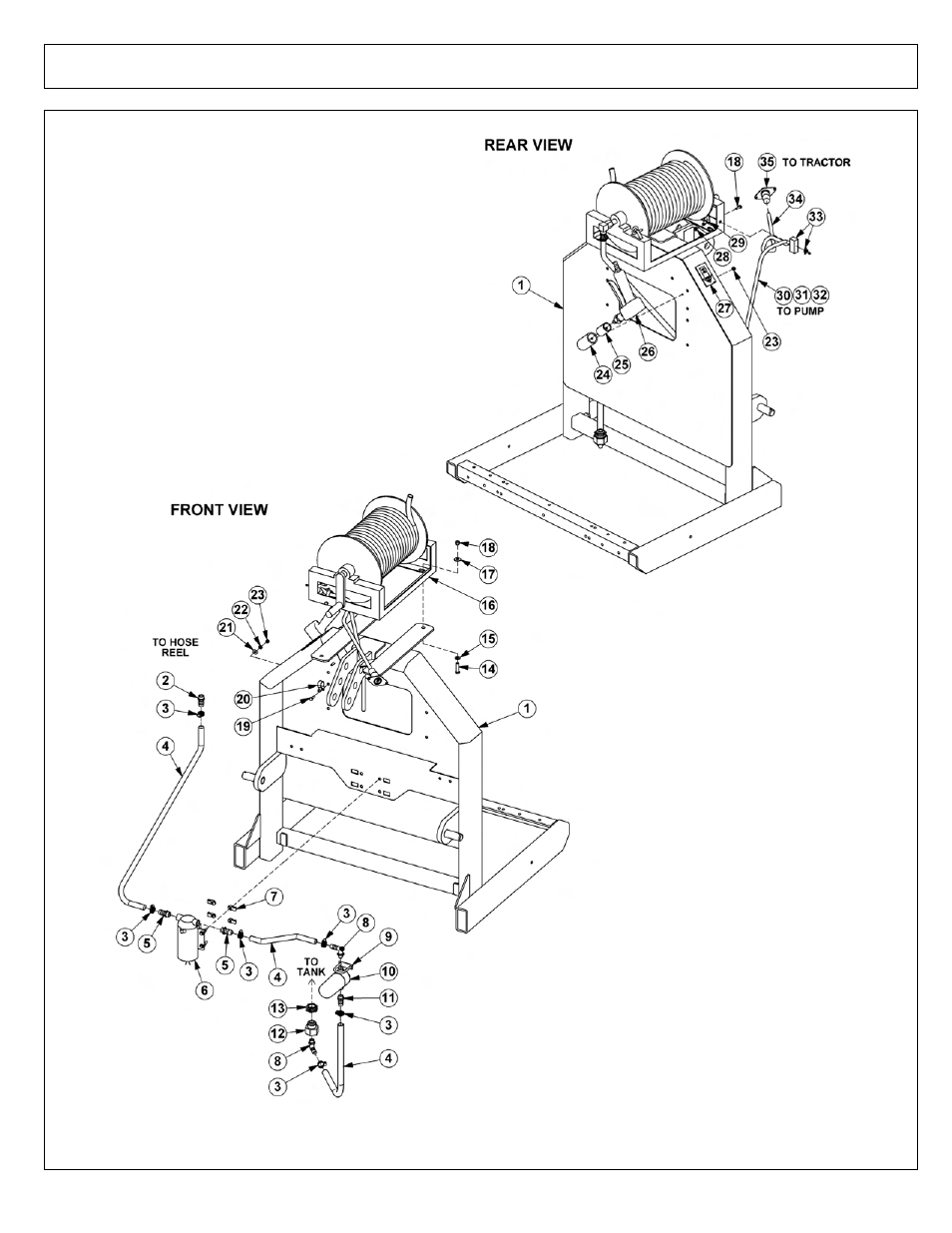 Fire suppression 3-point mount | Tiger Mowers SIDE FLAIL ASEMBLIES JD 5085M-105M User Manual | Page 180 / 206