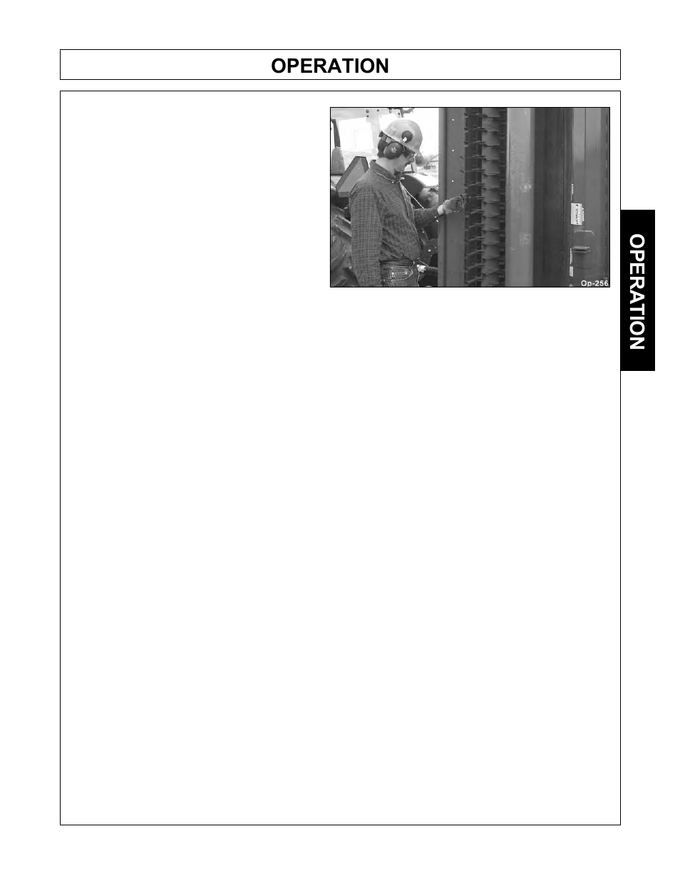 Operation, Opera tion | Tiger Mowers SIDE FLAIL ASEMBLIES JD 5085M-105M User Manual | Page 69 / 206