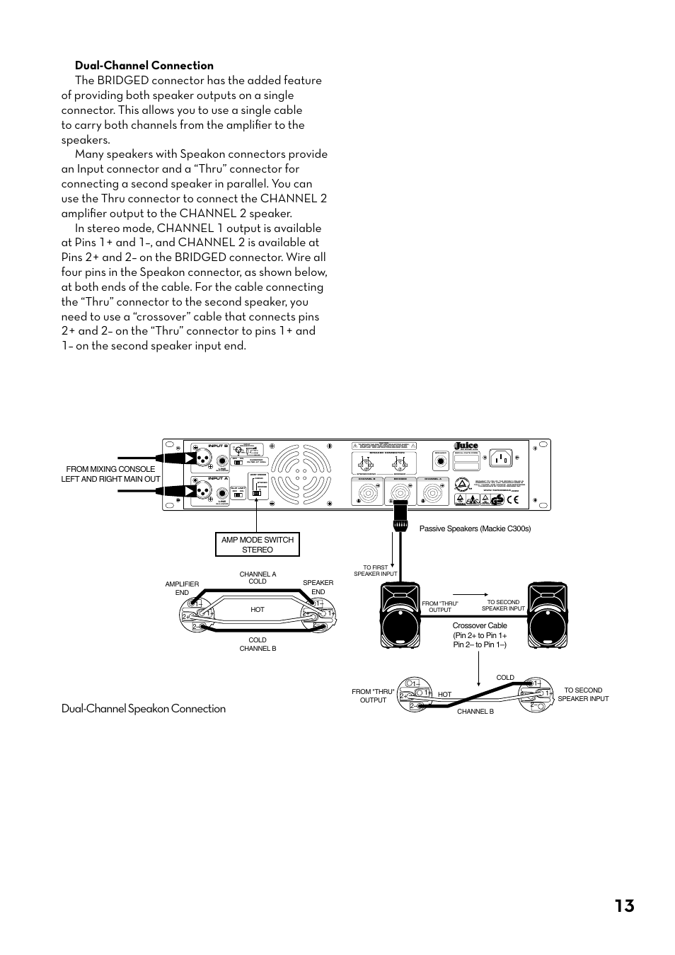 Tapco J-800 User Manual | Page 13 / 20