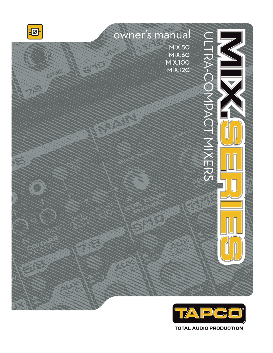 Tapco Mix.120 User Manual | 24 pages