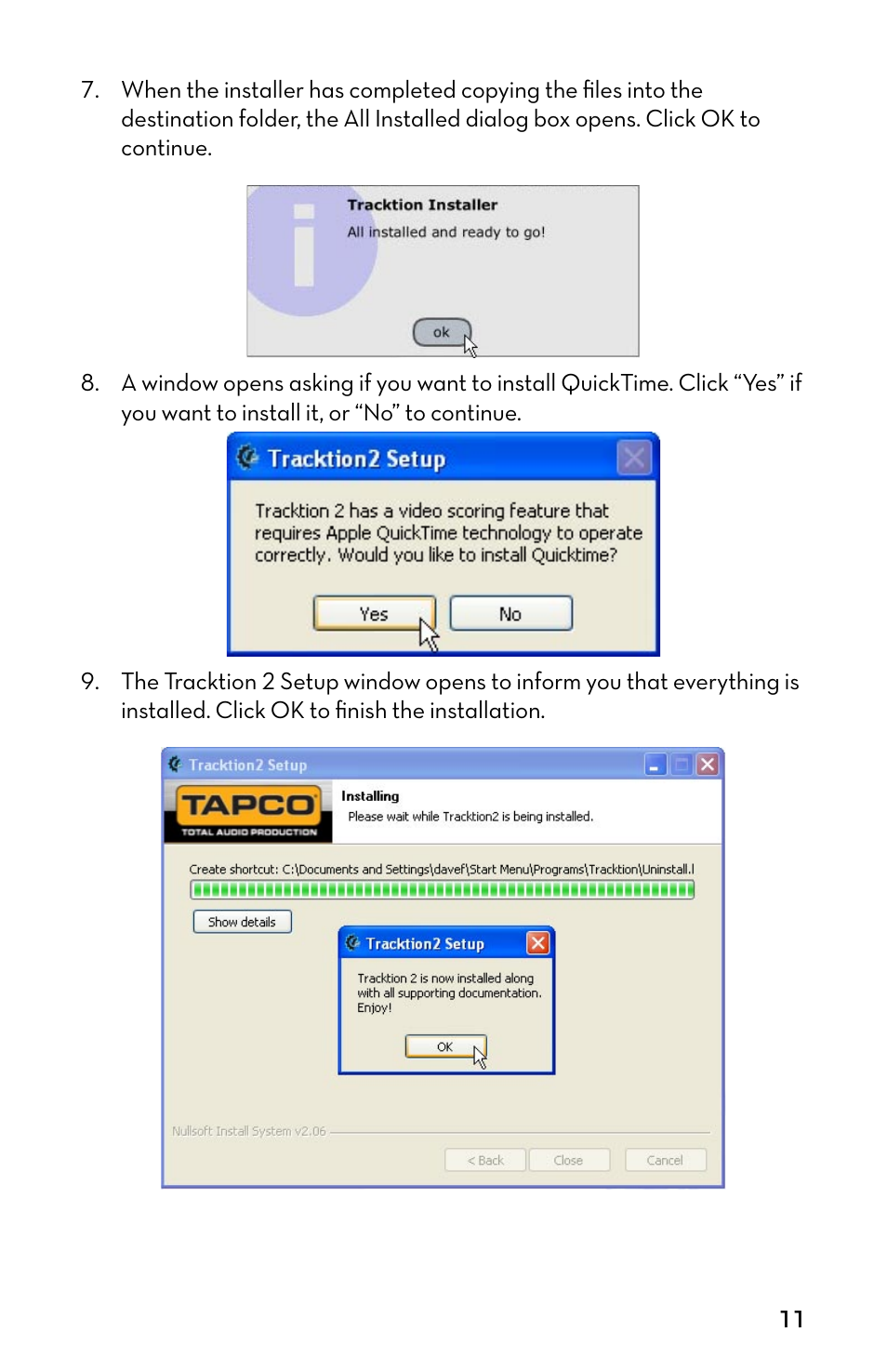 Tapco MP3 Player User Manual | Page 11 / 20