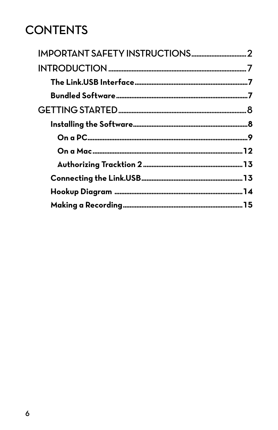 Tapco MP3 Player User Manual | Page 6 / 20
