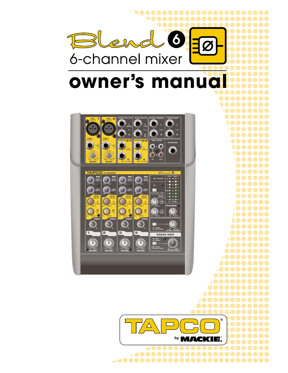 Tapco Blend 6 User Manual | 20 pages