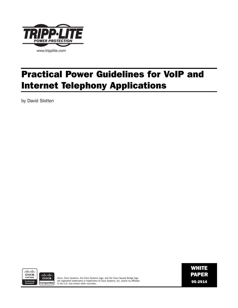 Tripp Lite H2561 User Manual | 15 pages