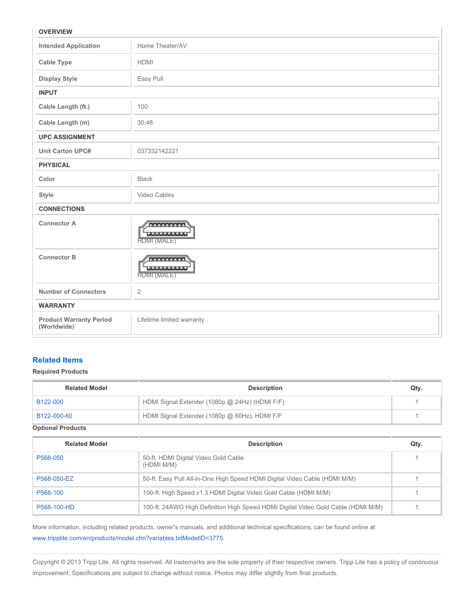 Tripp Lite UL20276 User Manual | Page 2 / 3