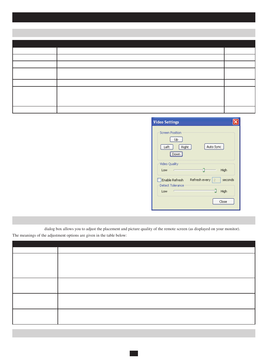 The windows client, Hotkey setup, Video settings grayscale | Tripp Lite B051-000 IP User Manual | Page 32 / 65