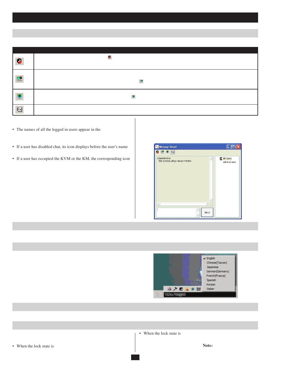 The windows client | Tripp Lite B051-000 IP User Manual | Page 34 / 65