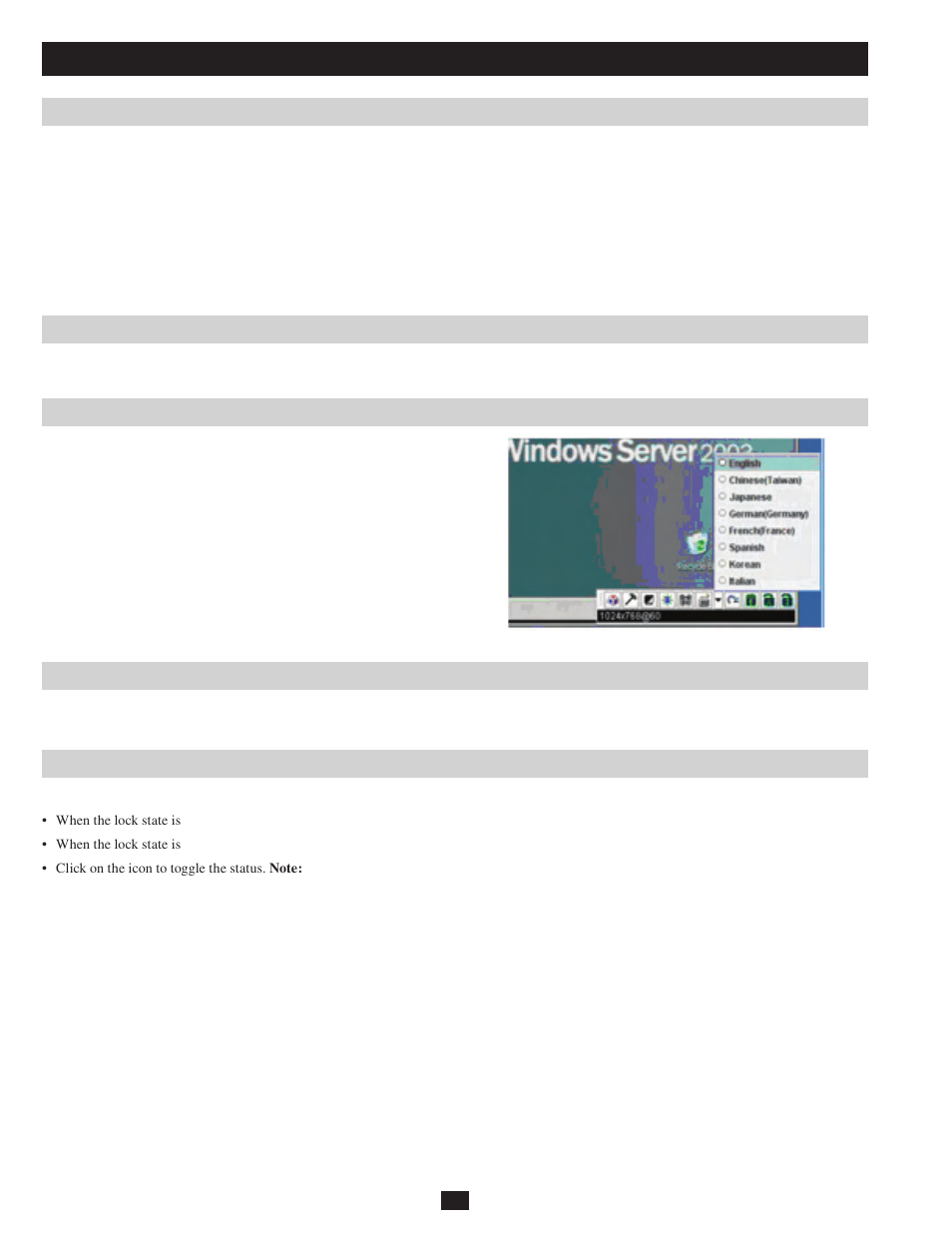 The java applet | Tripp Lite B051-000 IP User Manual | Page 40 / 65
