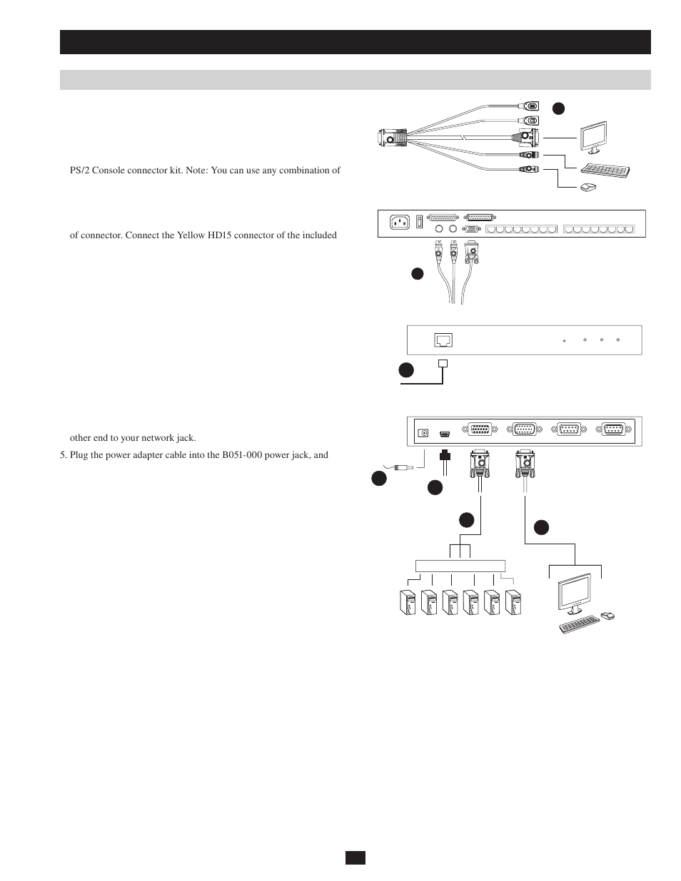 Hardware setup | Tripp Lite B051-000 IP User Manual | Page 9 / 65