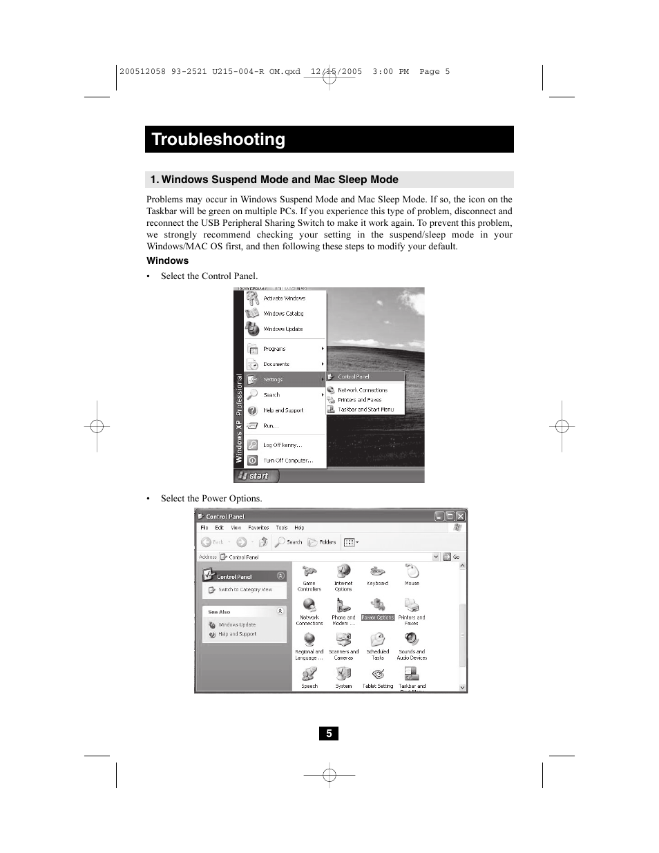 Troubleshooting | Tripp Lite U215-004-R User Manual | Page 5 / 8