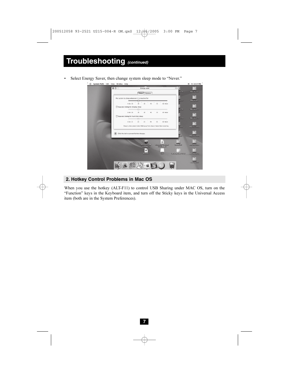 Troubleshooting | Tripp Lite U215-004-R User Manual | Page 7 / 8