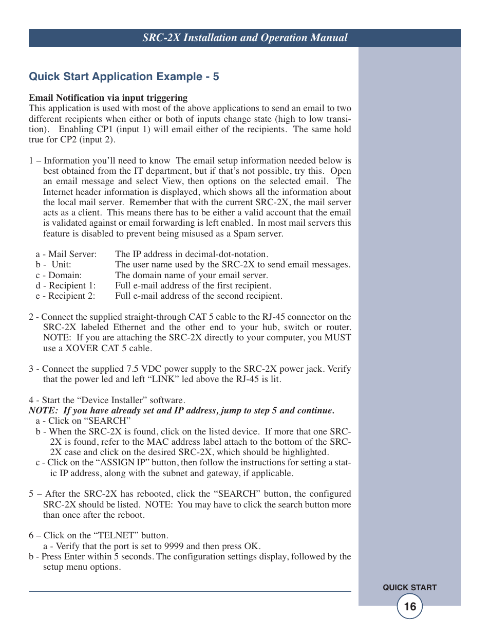Tripp Lite SRC-2X User Manual | Page 16 / 19