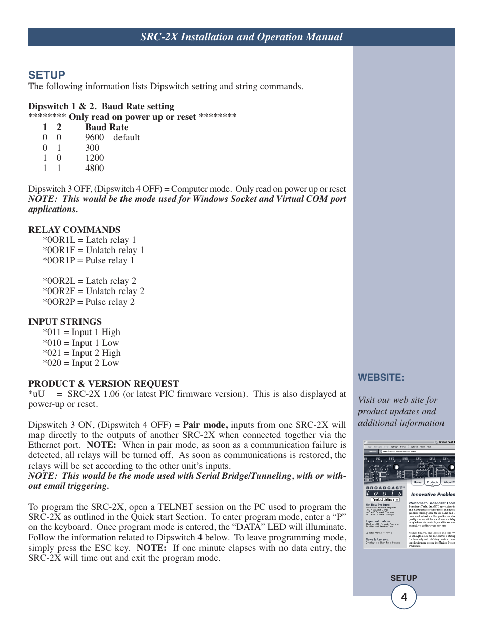 Tripp Lite SRC-2X User Manual | Page 4 / 19
