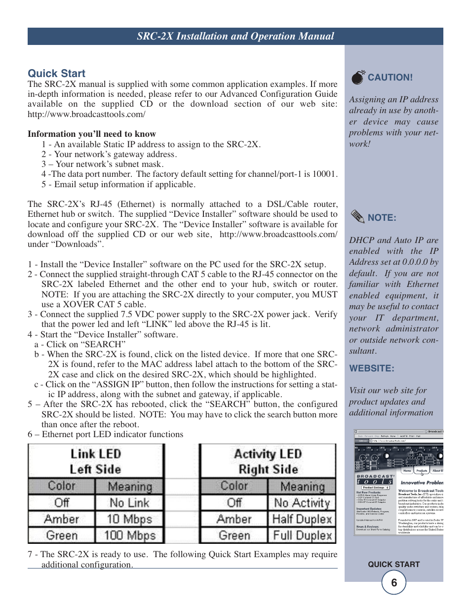 Tripp Lite SRC-2X User Manual | Page 6 / 19