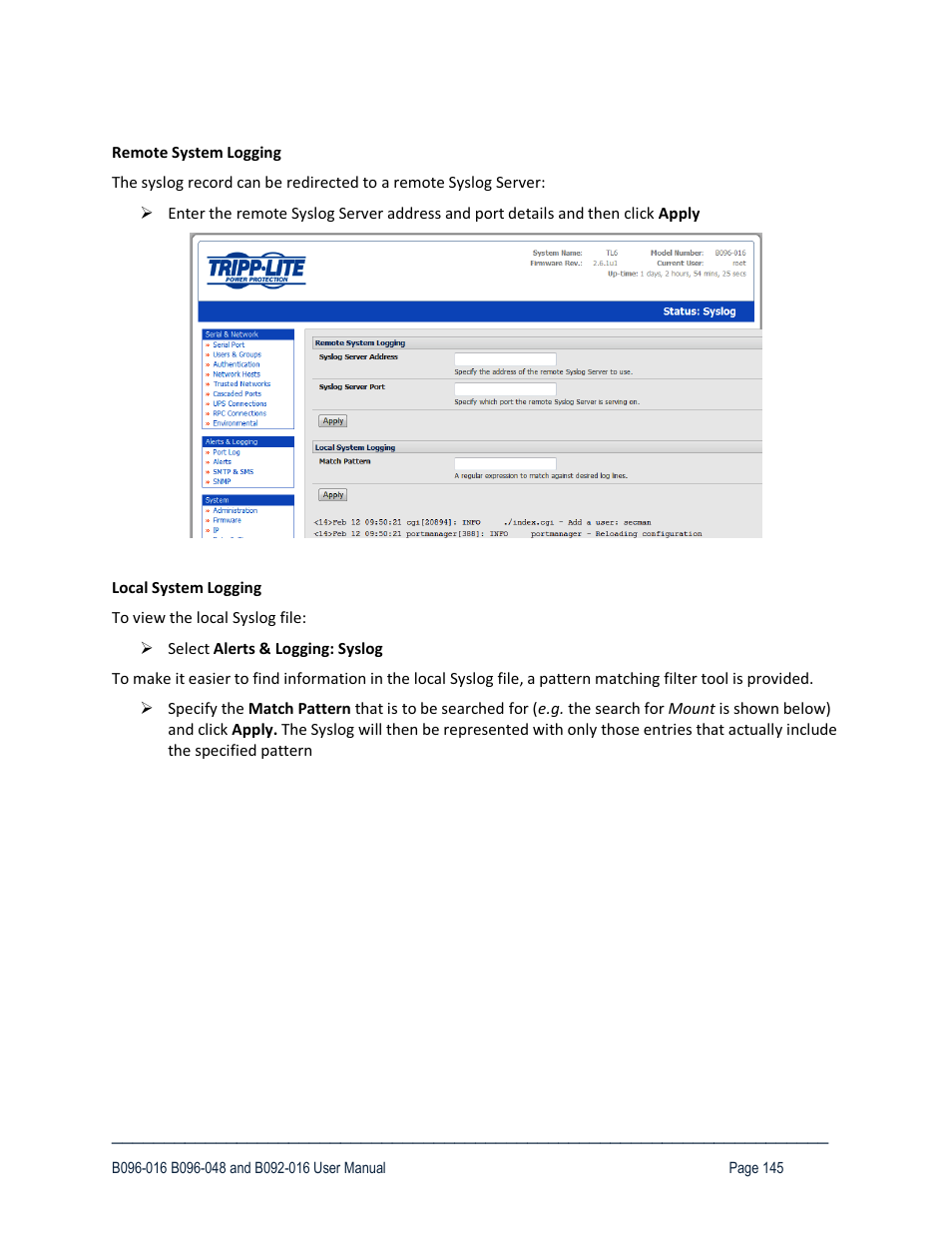 Tripp Lite 93-2879 User Manual | Page 145 / 224