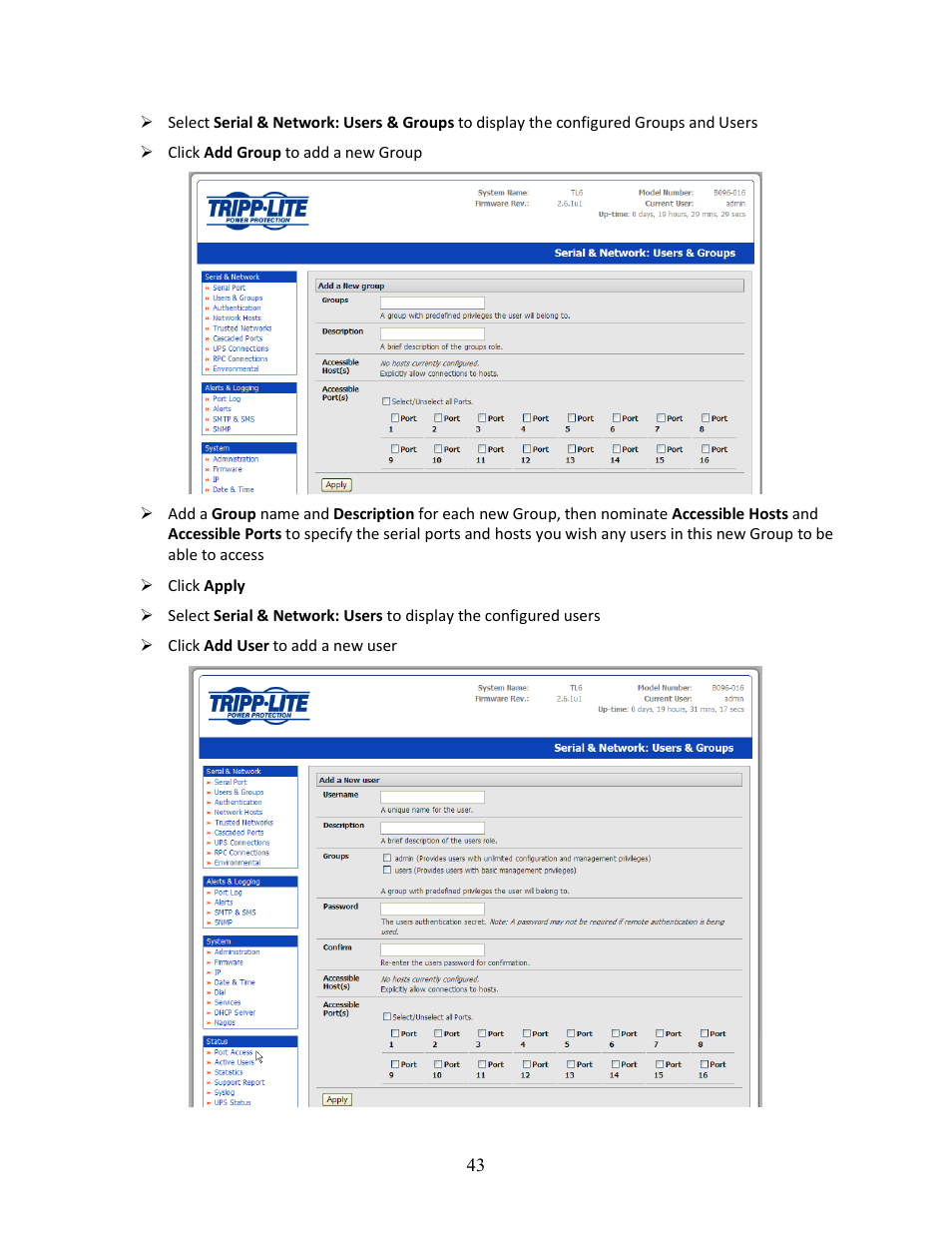 Tripp Lite 93-2879 User Manual | Page 43 / 224
