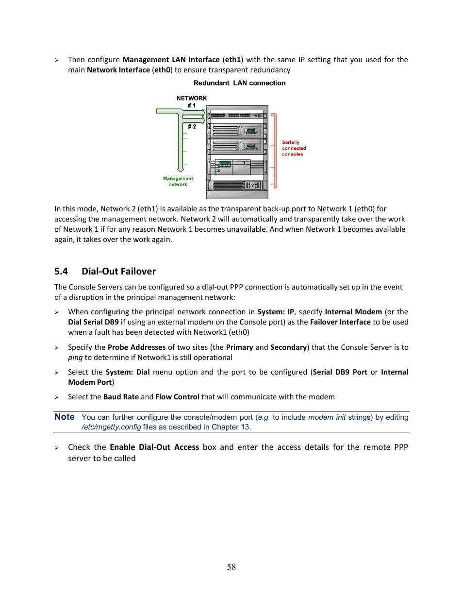 4 dial-out failover | Tripp Lite 93-2879 User Manual | Page 58 / 224