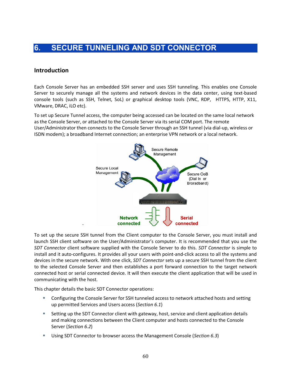 Secure tunneling and sdt connector | Tripp Lite 93-2879 User Manual | Page 60 / 224