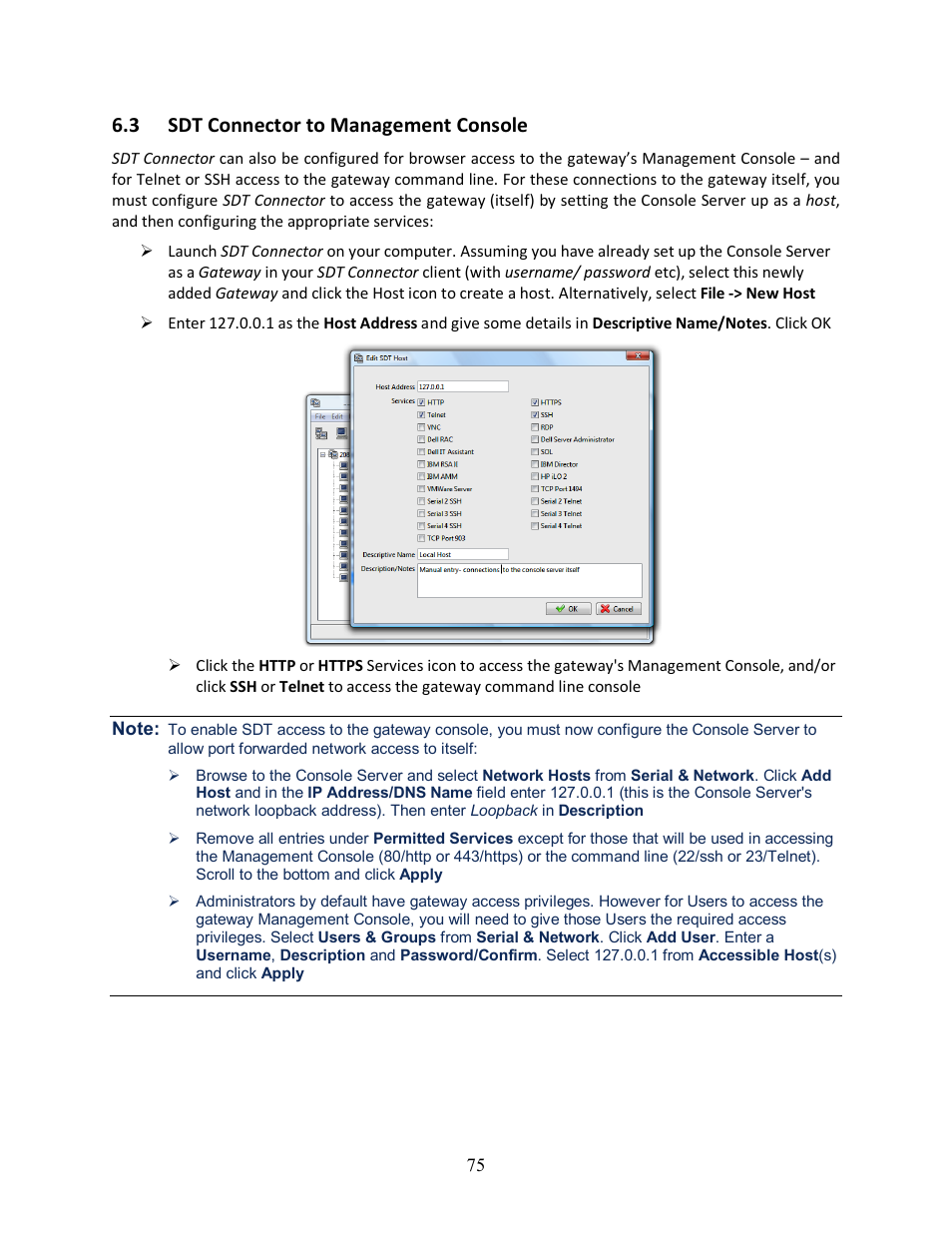 3 sdt connector to management console | Tripp Lite 93-2879 User Manual | Page 75 / 224