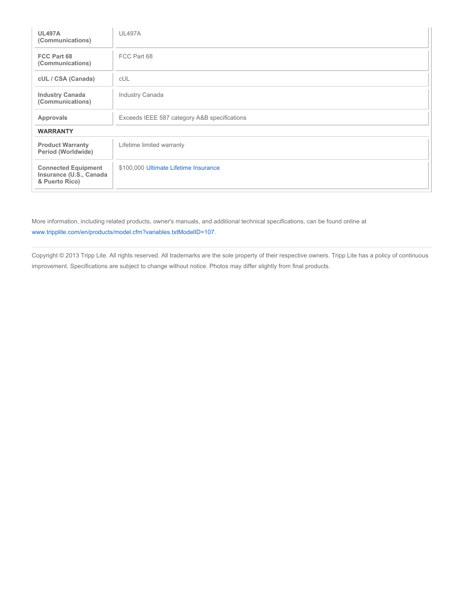 Tripp Lite MT-6PLUS User Manual | Page 4 / 4