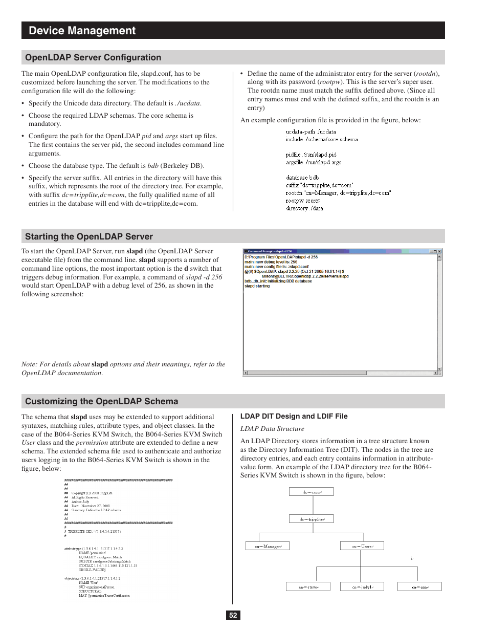 Device management | Tripp Lite NETDIRECTOR B064-016-04-IP User Manual | Page 52 / 72