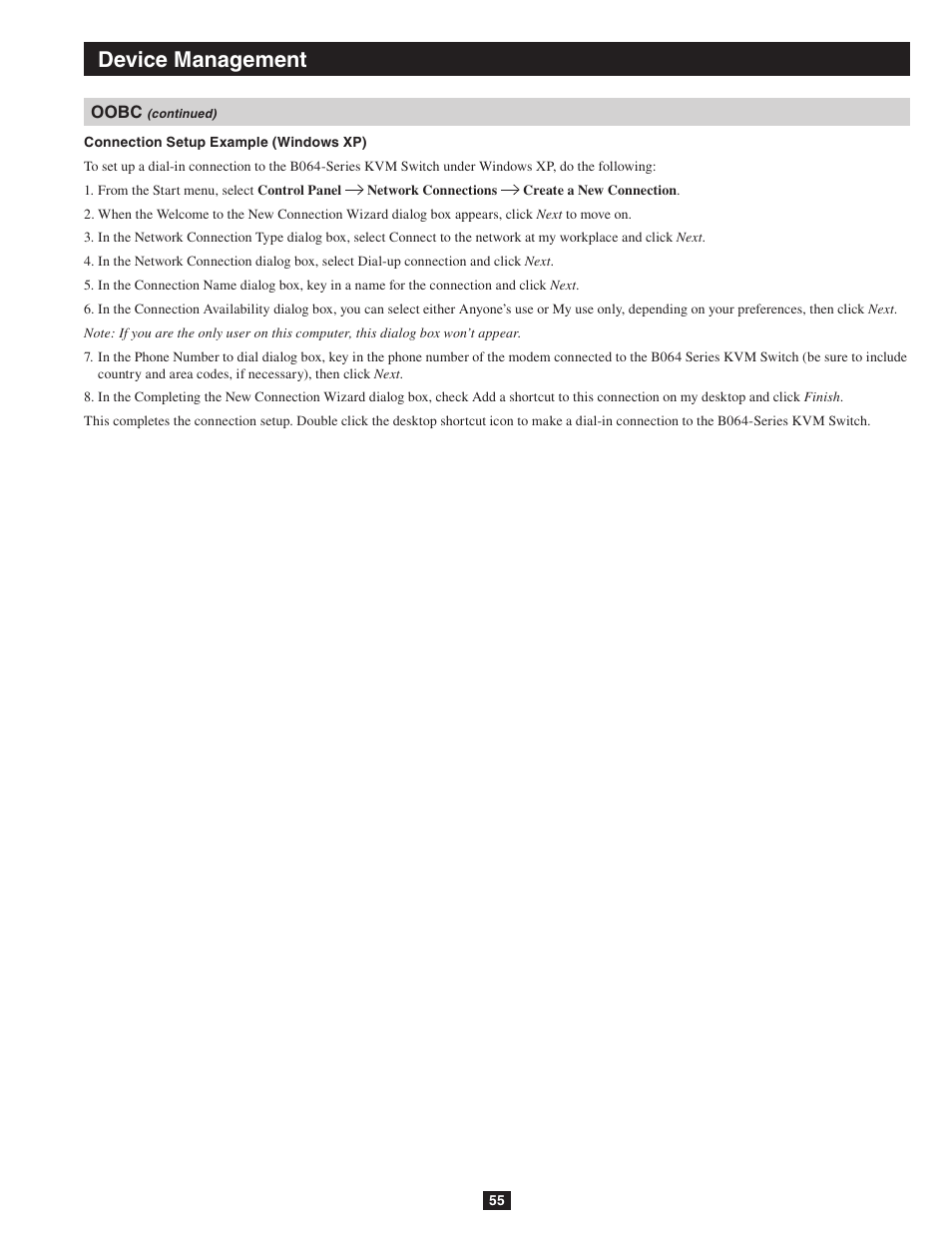 Device management | Tripp Lite NETDIRECTOR B064-016-04-IP User Manual | Page 55 / 72