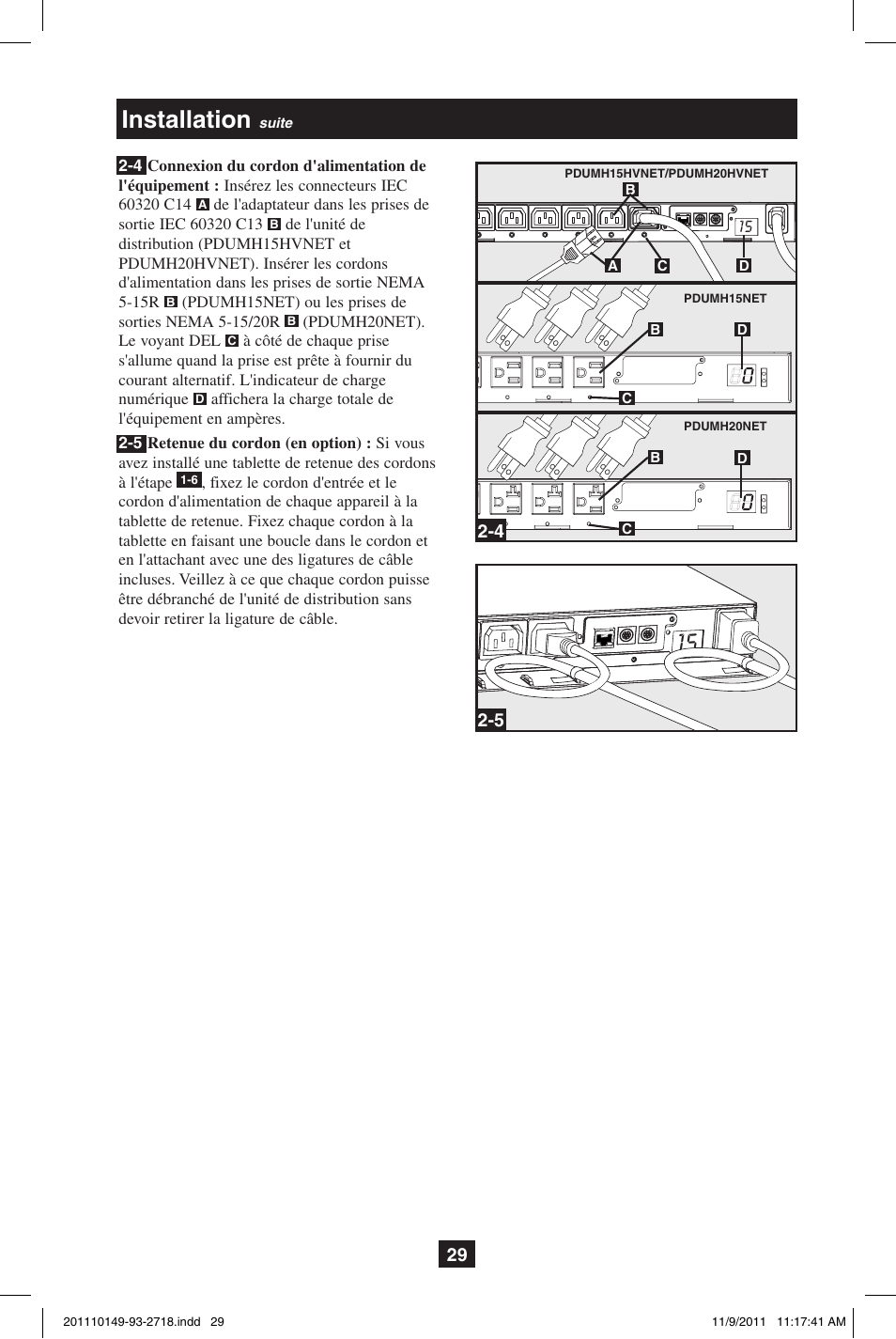 Installation | Tripp Lite XL User Manual | Page 29 / 36