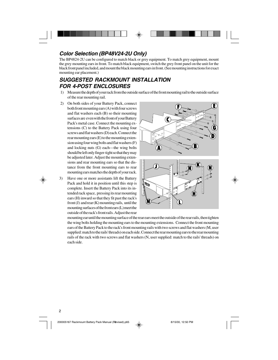 Tripp Lite BP72V122U User Manual | Page 2 / 16