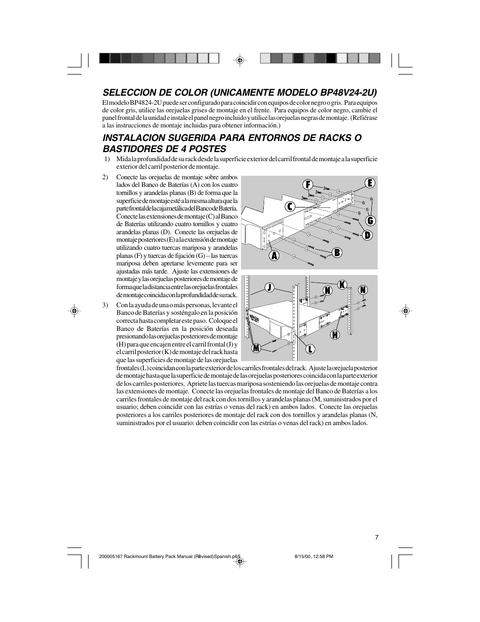 Tripp Lite BP72V122U User Manual | Page 7 / 16