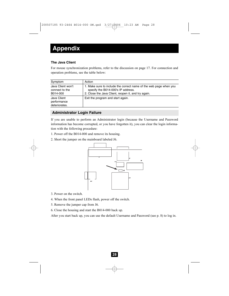 Appendix | Tripp Lite Wireless Console Extender B014-000 User Manual | Page 28 / 32