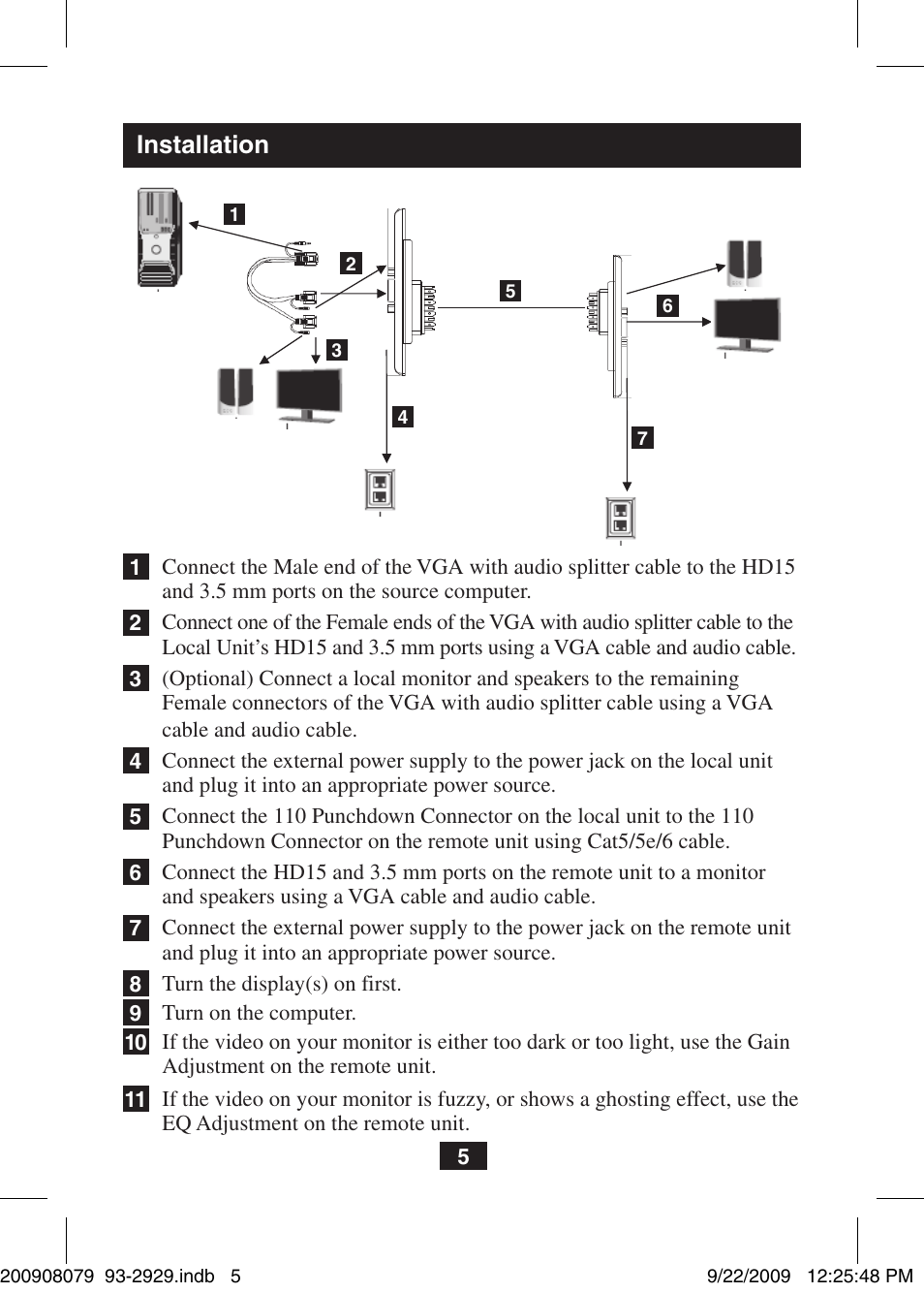 Installation | Tripp Lite B130-101A-WP User Manual | Page 5 / 6